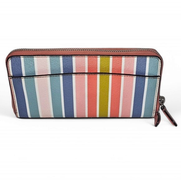 Coach Multicolor Striped Wallet - Picture 4 of 8